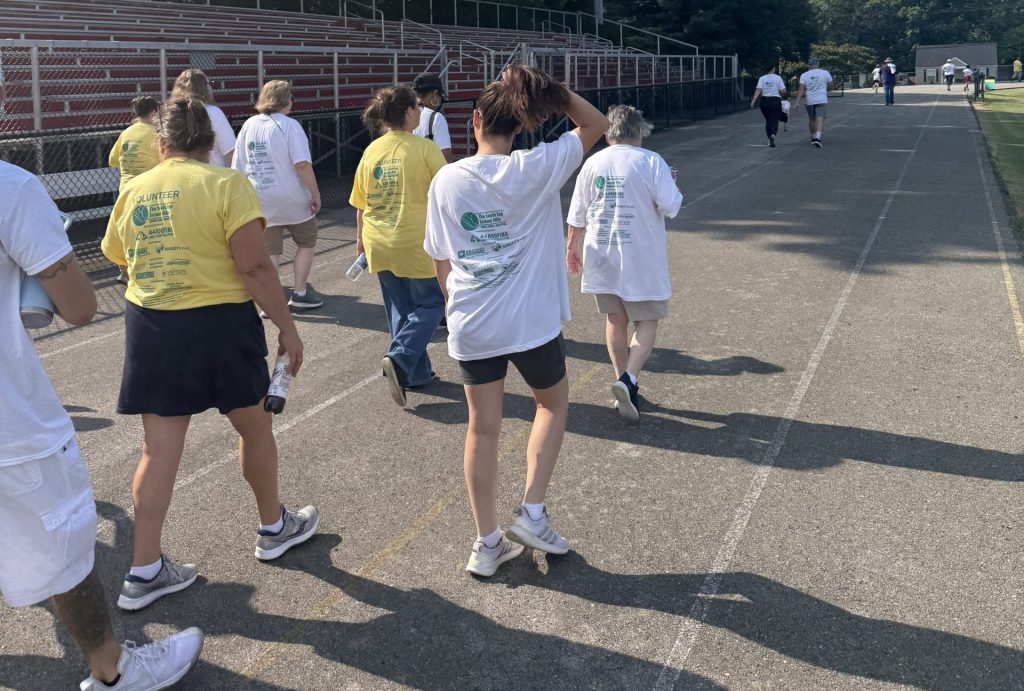 walkers participating in last year's event